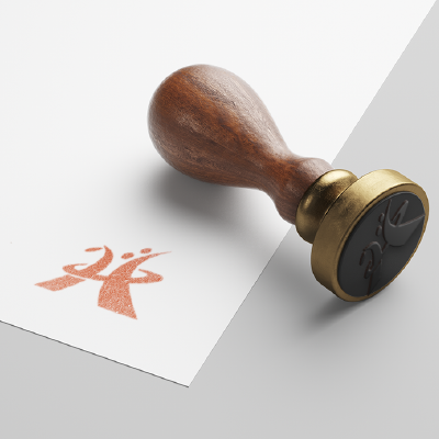 ゴム印・スタンプ作成 | 飛躍とHのロゴ