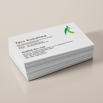 名刺・ショップカード 作成 | 人とKのロゴ