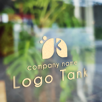 カッティングシート 作成 | 肺とKのロゴ