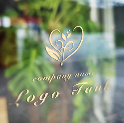 カッティングシート作成 | ハートとアルファベットのHをイメージしたロゴ