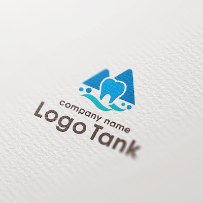 歯と山と川のロゴ