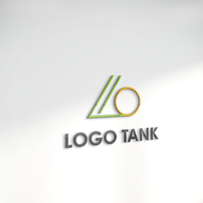 立体・カルプ看板 作成 | グリーンラインとイエローサークルのロゴ