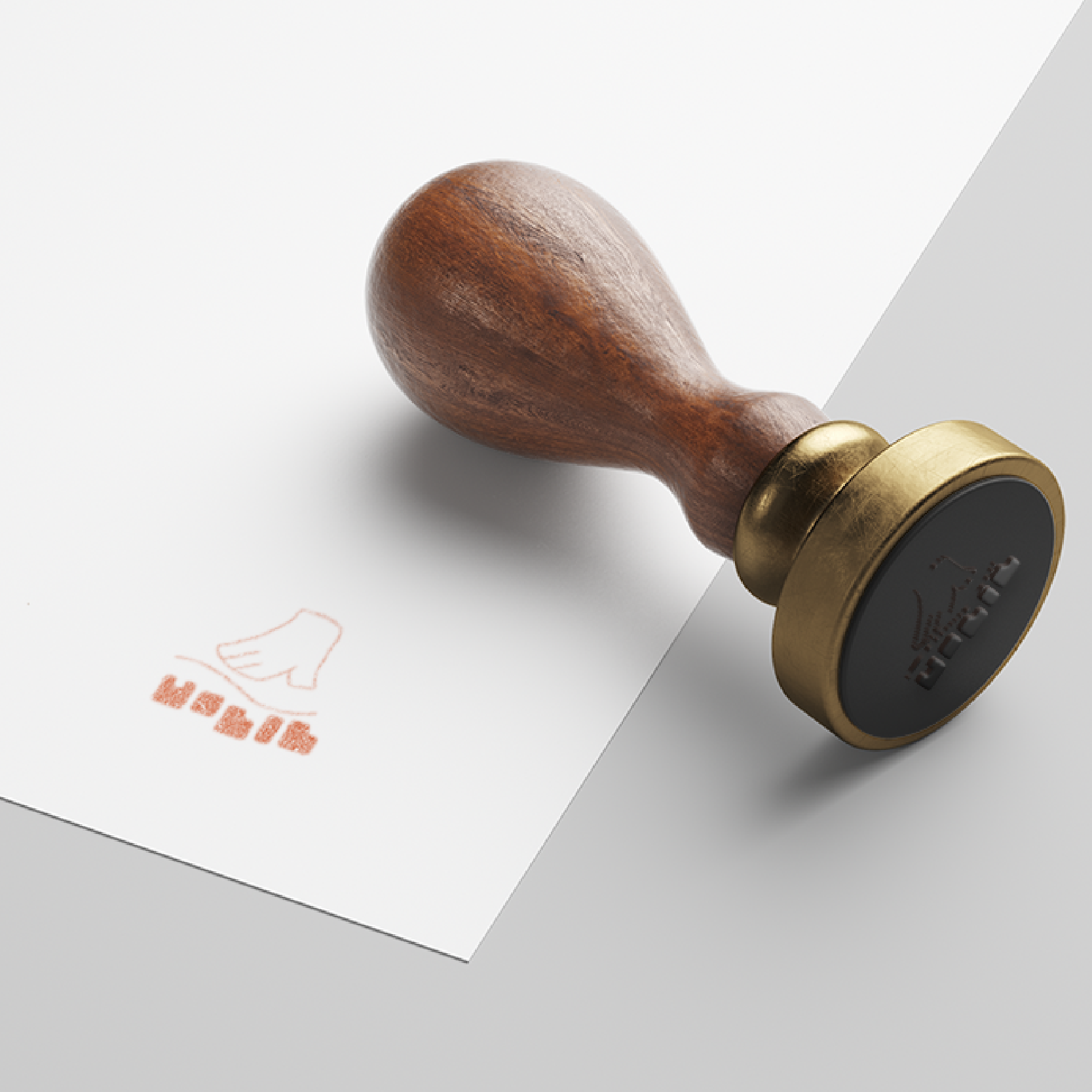 ゴム印・スタンプ作成 | 足元から整える健康のロゴ