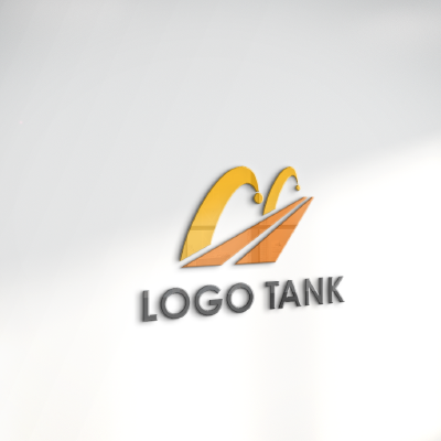 立体・カルプ看板 作成 | 黄色とオレンジの道ロゴ