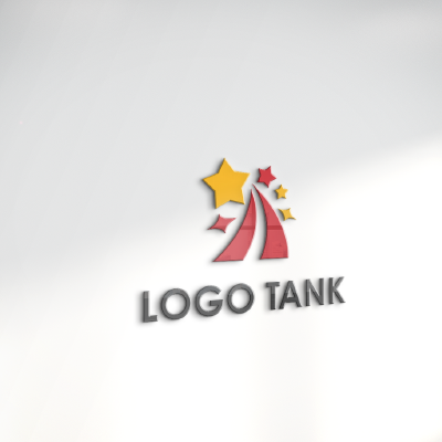 立体・カルプ看板 作成 | 赤い道と星のロゴ