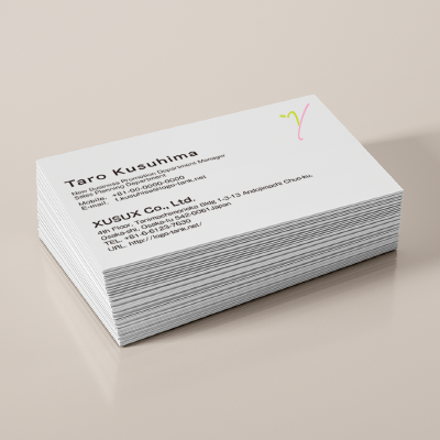 名刺・ショップカード 作成 | Yの新芽ロゴ