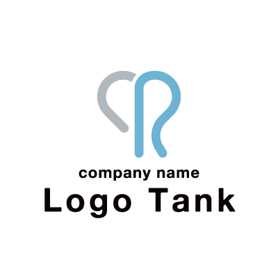 ハートとRのロゴ