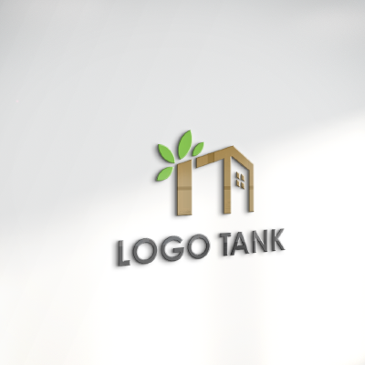 立体・カルプ看板 作成 | 葉のある家ロゴ