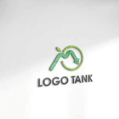 立体・カルプ看板 作成 | 緑のMと内視鏡のロゴ