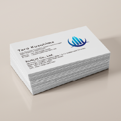 名刺・ショップカード作成 | アルファベットのCと建物をイメージしたロゴ