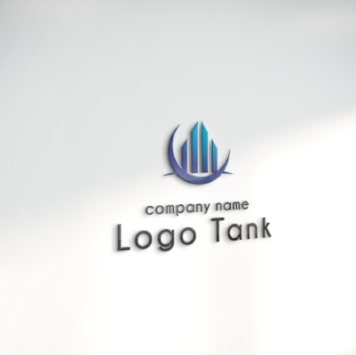 立体・カルプ看板作成 | アルファベットのCと建物をイメージしたロゴ