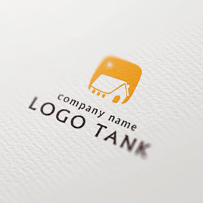 温もり溢れた家のロゴ