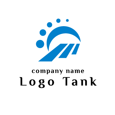 道と太陽をイメージ