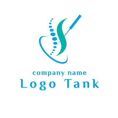 鍼灸をイメージしたロゴ