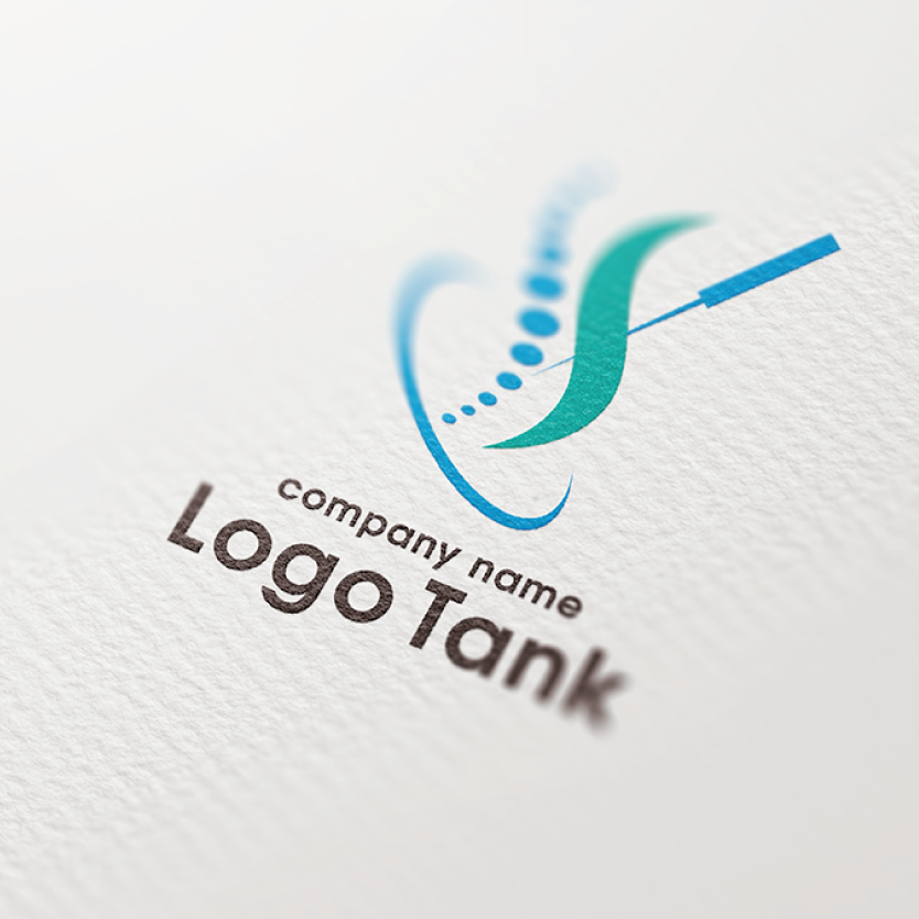 鍼灸をイメージしたロゴ