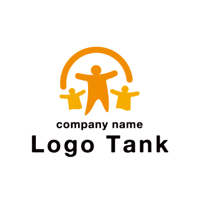 人と人をつなぐロゴ