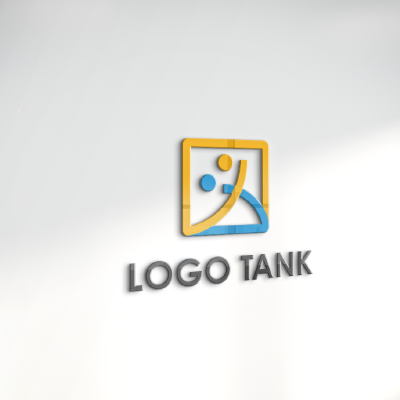 立体・カルプ看板 作成 | 人と枠のロゴ