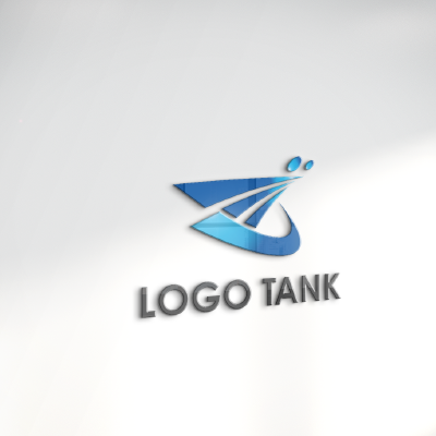 立体・カルプ看板 作成 | 未来へ進むブルーのロゴ