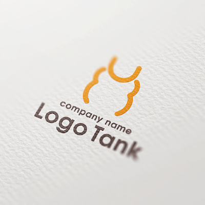 抽象的なクワガタのロゴ