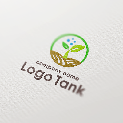 成長する芽のロゴ