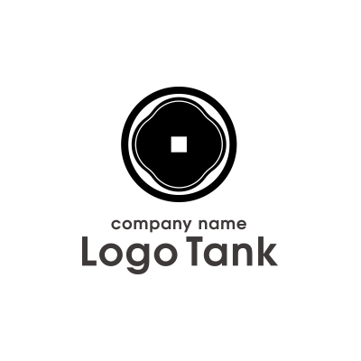 家紋風・モノトーンロゴ