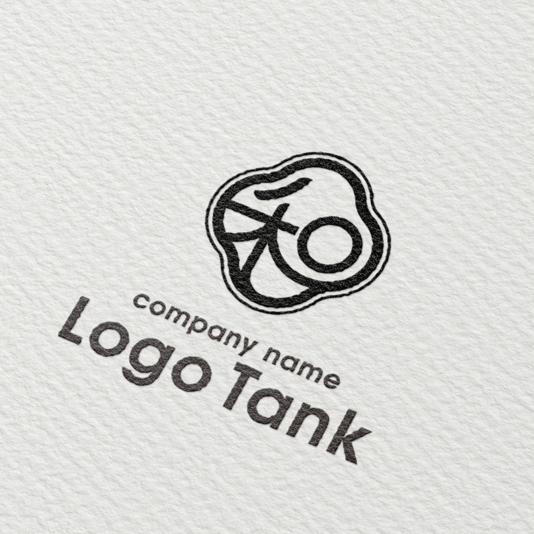 「和」モチーフロゴ