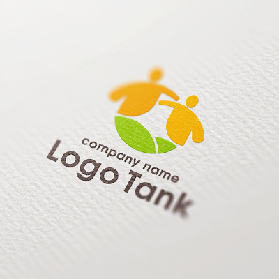 人と葉のロゴ 人 / 葉 / 協力 / 調和 / 福祉 / 教育 / 環境 / 地域 / 農業 / 支援 / 活動 / 団体 / 緑 / 自然 / 生活 / 交流 / 親しみ / 優しさ / 安心 / 未来 / クリニック /,ロゴタンク,ロゴ,ロゴマーク,作成,制作