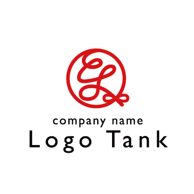 赤い糸で「糸」の文字を描いたロゴ