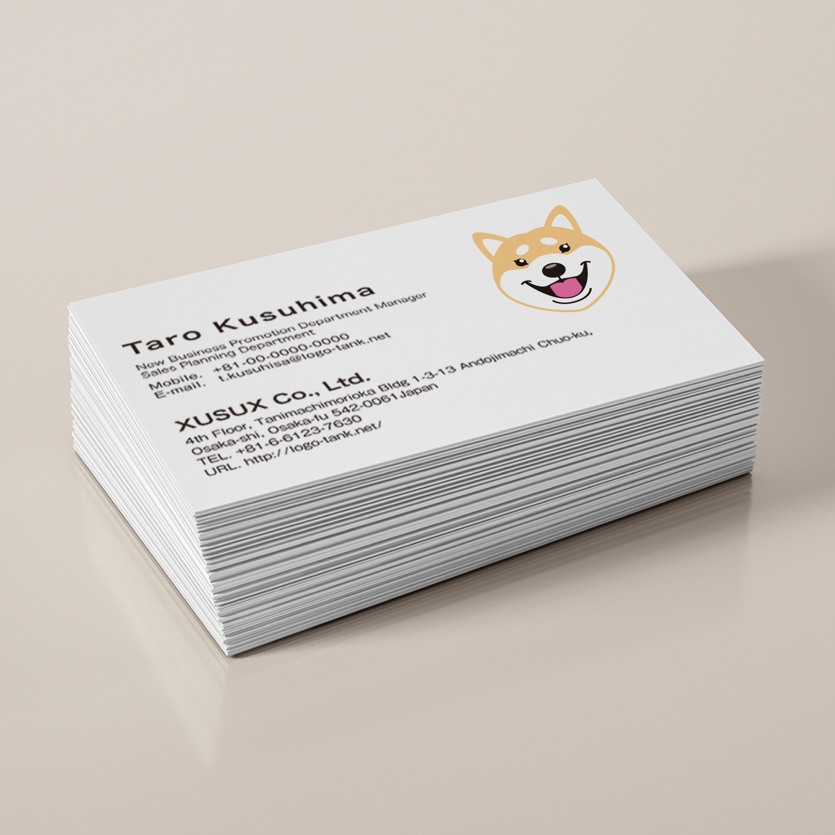 柴犬のロゴ 柴犬 / 犬 / DOG / 動物 / 顔 /,ロゴタンク,ロゴ,ロゴマーク,作成,制作