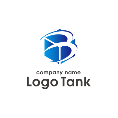 B×立体キューブロゴ