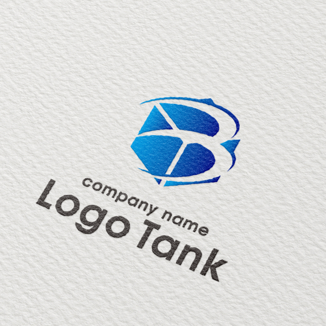 B×立体キューブロゴ