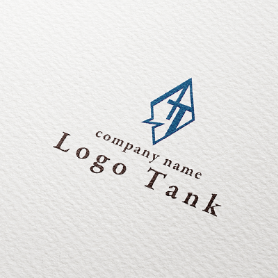 「A」と「T」を組み合わせたスタイリッシュなロゴ