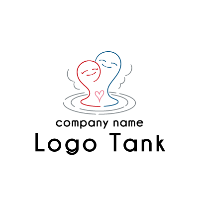 温浴施設をイメージしたロゴ