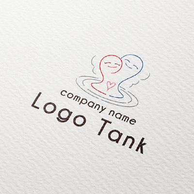 温浴施設をイメージしたロゴ