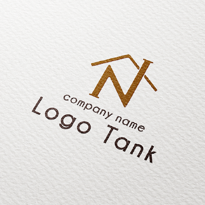 家と煙突を模した「N」のロゴ