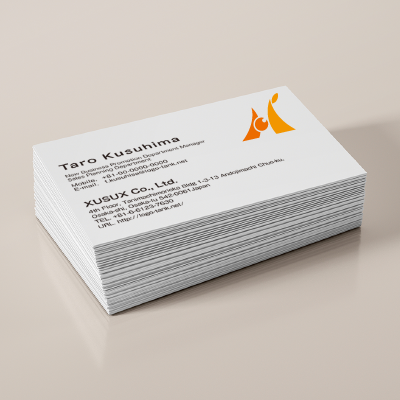 名刺・ショップカード 作成 | Hと目のロゴ