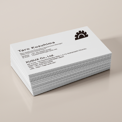 名刺・ショップカード 作成 | ギアのロゴ