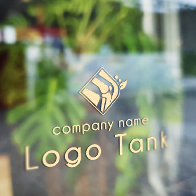 カッティングシート 作成 | 膝関節のロゴ