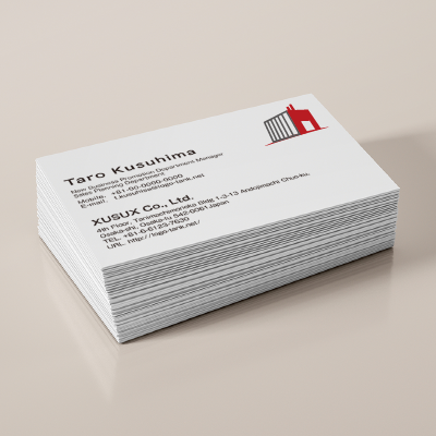 名刺・ショップカード 作成 | 工場のロゴ