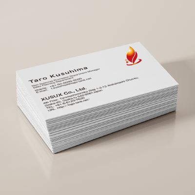 名刺・ショップカード 作成 | 炎のロゴ