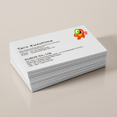 名刺・ショップカード 作成 | 可愛いキャラクターロゴ