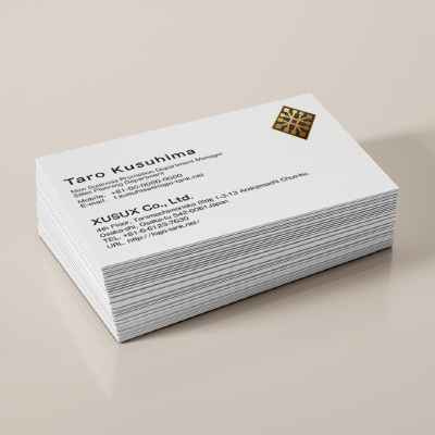 名刺・ショップカード 作成 | 高級なエンブレムのロゴ