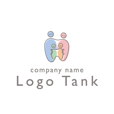 ファミリーをモチーフにした歯