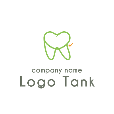 Kとハートをモチーフとした歯