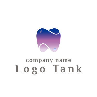 夜空とNをモチーフとした歯