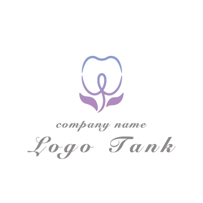 お花をモチーフとした歯