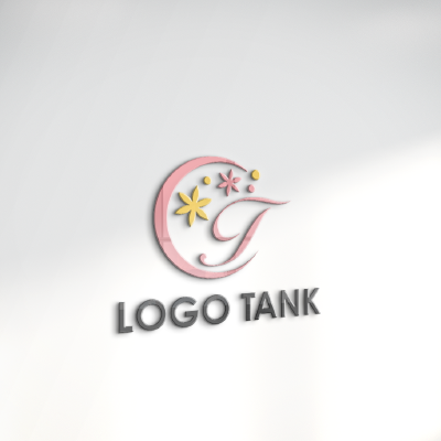 立体・カルプ看板 作成 | Tと花のロゴ