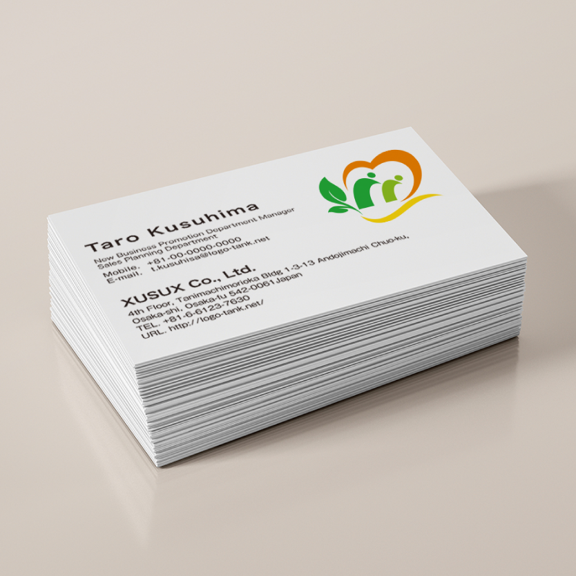 支え合う人のロゴ 人/m/ハート/繋がり/温もり/緑/オレンジ/グリーン/育む/成長/未来/シンプル/ナチュラル/ /,ロゴタンク,ロゴ,ロゴマーク,作成,制作