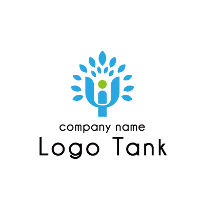 Y+人+木をモチーフにしたロゴ