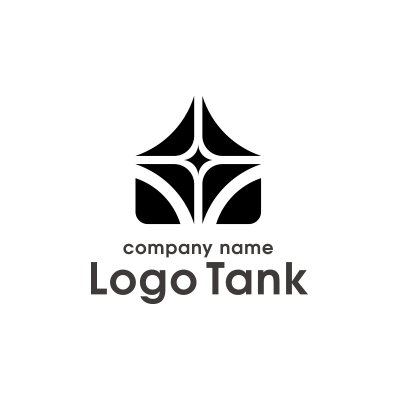 調和と輝きを放つ幾何学的エンブレム